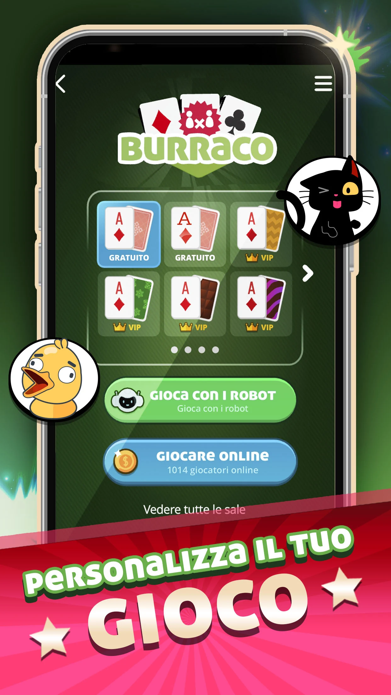 Burraco Italiano Online: Carte screenshot